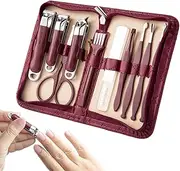 Nail Care Tool Set,10X Nail Tools - Manicure Pedicure Kit, Professional Grooming Kits, Pedicure Tools For Home Travel