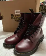 Dr. Martens Women's 1460 Smooth Boot Size 10 Burgundy