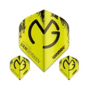 Winmau Mega Standard Michael Van Gerwen Dart Flights, Green Splatter (3 Sets)