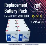 Replacement Battery Pack RBC43 for APC UPS 2200 3000 2U 12-mth Warranty SUA3000