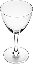 Restaurantware-Vetri 7 Ounce Nick and Nora Glasses, 6 Dishwashable Martini Glasses - No Lead, Vintage Inspired, Clear Glass Cocktail Drinkware, for Hosting Parties, Serve Whiskey, Gin and More
