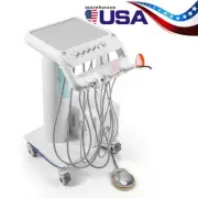 Dental Portable Delivery Unit Trolley with Air Compressor Curing Light Scaler