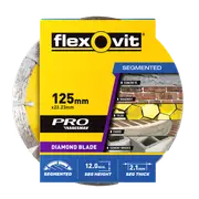 Flexovit 125 x 22.23mm Segment Diamond Blade