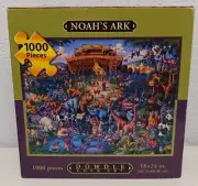 Dowdle Puzzles Jigsaw Puzzle Noahs Ark 1000 Pieces Dowdle Folk Art New Open Box