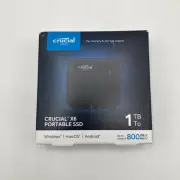 Crucial X6 1TB Portable SSD High Speed External Storage for PS5 Xbox PC Mac
