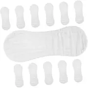 QUMIIRITY Diaper Pads 12pcs Muslin Burp Cloths Soft Washcloths Peanut Shape Breathable Newborn and Toddler