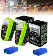 Oil Film Brush 2.0 - Clear Vision Glass Cleaner, Clearview Shield Clear Vision Windshield Cleaner, Glass Oil Film Remover Brush for Car, Prevents Rain and Fog Cleaning Brushs (2PCS)