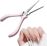 Nail Tweezers for | Nail Shaping Pincher Nipper - Tip Tweezers Nippers, Acrylic UV Gel Tips Sculpture Clip, Nail Shaper Tool for Acrylic Gel