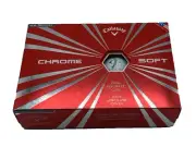 NEW Callaway Chrome Soft double Noyau SOFTFAST Golf Balls 12 Balls.
