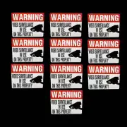 Lot Security Camera Window Warning Stickers Signs Decals For Home And Outdoors