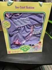 Nib Cabbage Patch Kids Babies Too Cute Fashion Pink Purple Pacifier