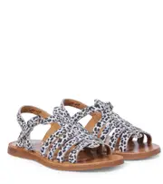 [Pom d'Api] Pom d'Api Plagette leopard-print leather sandals UK 13 multicoloured