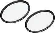 uxcell UV Lens Filters, 67mm Slim Frame Multi-Coated Protective Lenses Filter for Camera Photography Accessories, Pack of 2