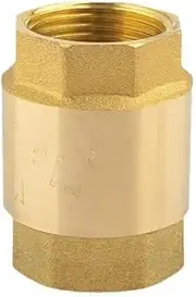 1/2" 3/4" 1" BSP Female Male Thread Brass Vertical One Way Non Return Check Valve Backflow Preventer(Female to Female,1")