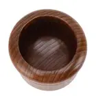 Garlic Grinder Bowl Jujube Wood Crushing Bowl Multipurpose Spice Mixing AU
