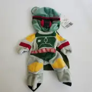 NWT Build A Bear Star Wars Boba Fett Bear Unstuffed Animal Plush Toy BABW 2016