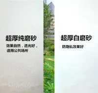 在飛比找樂天市場購物網優惠-磨砂玻璃貼紙浴室不透明自粘磨砂貼紙玻璃貼膜防爆膜透光衛生間。