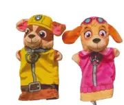 Paw Patrol Hand Puppets Rocky and Skye Set of 2 Puppets By Melissa And Doug New