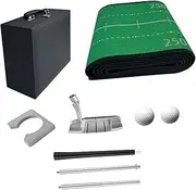 Qianly Golf Putting Mat Set Sports Game Practice Mat for Exercise