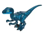 LEGO Velociraptor with Blue Markings and Blue Eye Patch (Raptor11) Authentic New