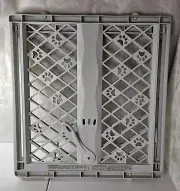 Mypet Paws 40 inch Portable Pet Gate ,Expands and Locks Open Box New