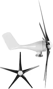 Marhynchus 800W Small Wind Generator Vane/Wing Horizontal Home Wind Turbines Generator Power Parts Turbines Kit for Marine Home Charging (48V)