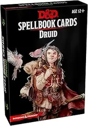 D&amp;D RPG 5th Ed - Revised Spellbook Cards Druid Deck
