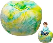 Plush Animal Storage Bag - Stuffed Animal Bean Bag, Stuffed Animal Storage Chair | Velvet Animal Toys Storage Bean Bag with Large Storage Capacity, Lazy Lounger Bean Bag for Adults Kids