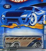 [Hot Wheels] 2001 Surfin' School Bus Col. #181 BLUE 1:64 Scale