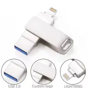 2TB 1TB 512/256/64GB USB 3.0 Flash Drive Memory Stick Thumb For iPhone iPad PC