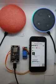 Google Home / Alexa Echo / Turn ON 2 Seconds & OFF WiFi * Momentary Switch *