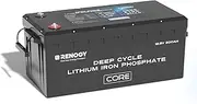 Renogy 200Ah Lithium Battery 12V 24V 48V Deep Cycle 5000+ BMS Protection Solar for RV Van Motorhome Cabin Marine Camping Off-Grid
