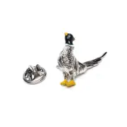 Pheasant Bird with Feature Colours Lapel Pin Badge X2AJTP543