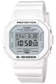 Casio DW5600MW-7 Men's G-Shock Classic White Digital NEW NO BOX