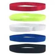 Men Womens Thin Exercise Hair Sweatbands Elastic Sport Yoga Hair Bands