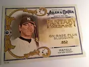 2018 Topps Allen & Ginter Fantasy Goldmine 5x7 Hideki Matsui Yankees 36 04/49