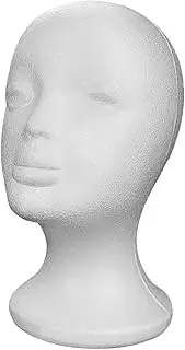 Acunny Wig Head Male Model Head / Styrofoam Head - For Storage Head Foam Display For Masks Hats Decoration Wig Head