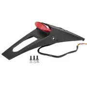 POLISPORT RSP Led 2.0 Tail Light Black w/ Light & License Plate Light
