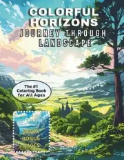 Colorful Horizons: Journey Through Landscape: Coloring Book for All Ages by Nico