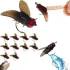 20PCS Sharpened Hook Bionic Fly Fishing Bait Flies Spinner Swim Baits Trout