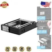 Compact 2-Bay Hot Swap Mobile Rack for 2.5” SSD/HDD - Secure Data Storage