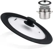 Universal Lid for Pots, Pans and Skillets & Frying Pan - Small Pan Lids Fits 6.5