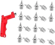 [Oshhni] 20Pcs Track Shoe Spikes Track and Field Running Spikes Versatile Portable Track Spikes Replacement for Sports