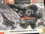 FAO SCHWARZ THUNDERBOLT REMOTE CONTROL STUNT DRONE - NEW OPEN BOX