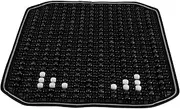 Set Wooden Bead Car Seat Cushion Cover Set Breathable Ergonomic Design for Trucks Vehicles Non Slip Comfort Full Protection Reduces Fatigue During Long Drives