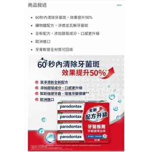 【代購+免運】Costco 5/6-5/16 特價 牙周適 牙齦護理牙膏 潔淨清新 4入×120g