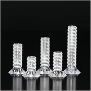 40pcs M3 /M4,4-25mm DIN965 Transparent Screws, Nylon, PC Countersunk Head, Flat Head, Cross Acrylic Screw(10mm,M3)