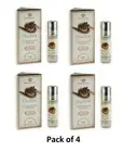 Al Rehab Choco Musk Concentrated Perfume Attar 6 ML Pack of 4