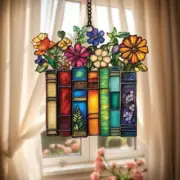 Acrylic Book Suncatcher, Perfect Gift for Book Lovers, Librarians, and Teachers