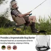 Mosquito Fly Head Net Bee Outdoor Fishing Insect Mesh Protector Hat C6B3